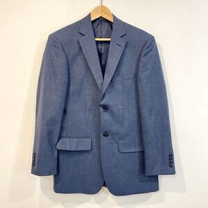 Joseph & Feiss Mens Blue Slim Fit Houndstooth Blazer Sport Jacket 36R Prom